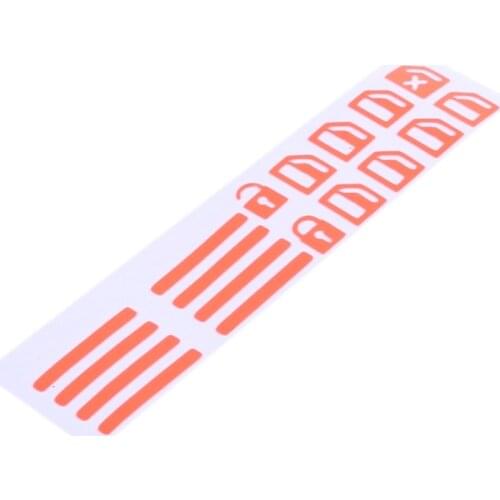 Car Door Window Lift Window Button Sticker Car Sticker Luminous Car Styling 964B