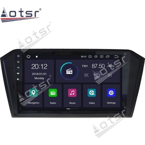 10.1” DSP Android 10 For VW/Volkswagen B8 PASSAT 2015 2016 2017 Car Multimedia Radio Player Stereo screen GPS Navi BT head unit