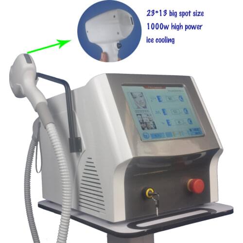Painless non channel hair removal laser machine 755 808 1064 triple wavelength diode laser