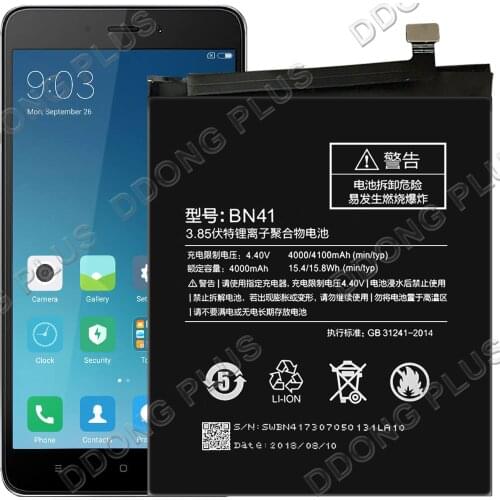 DDONG Xiaomi Redmi Note 4X Phone Batteries