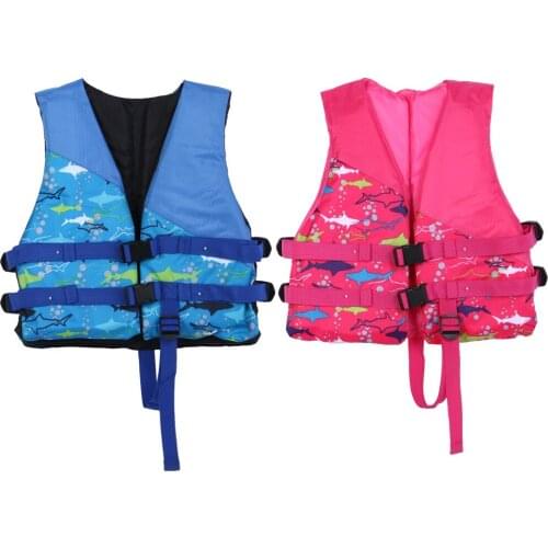 Inflatable Life Vest Child Sandbeach Drifting Swimmer Water Safety Jackets Life Saving Gilet for 5-10 Years Kids EA14