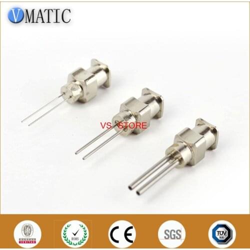 High Quality 12Pcs 18G-27G 0.5 Inch Length Dual Metal Dispensing Tip Dispenser Needle 1/2 Inch