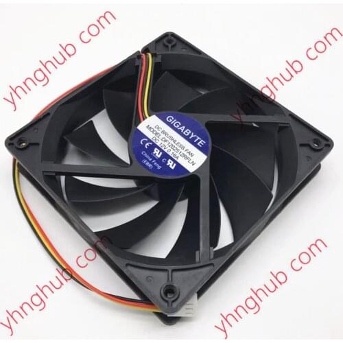 Gigabyte DF1202512RFLN DC 12V 0.16A 120x120x25mm 3-Wire Server Square Fan