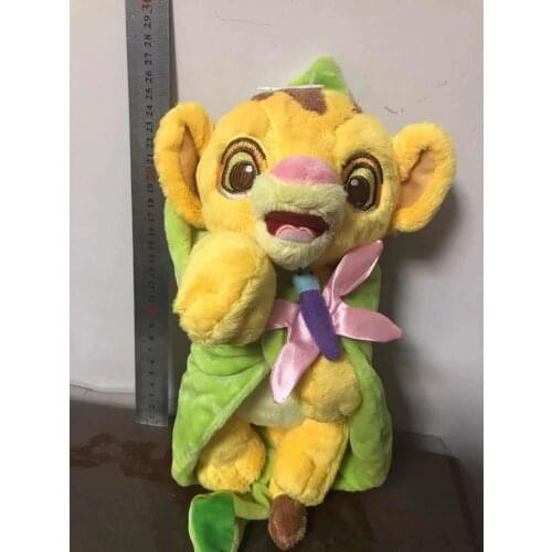 Disney The King Lion Young Simba Plush Toy Cute Stuffed Doll Gift for Child