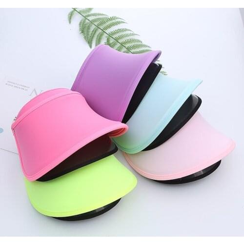 Summer Double Layer Empty Men Women Biking Outdoor Travel Sunscreen Sunshade Beach Cap With Top Adjustable UV-Proof Sun Hat A80