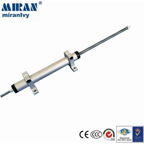 Miran Linear Position Sensor Customized Spring Return Type KPM16 15mm~300mm Potentiometer Linear Sensor with the Diameter 16mm