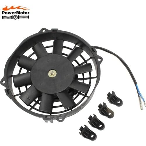 Motorcycle Oil Cooler Electric Radiator Cooling Fan Engine Radiator For Dirt Bike Motorcycle ATV Quad Buggy Free Shipping