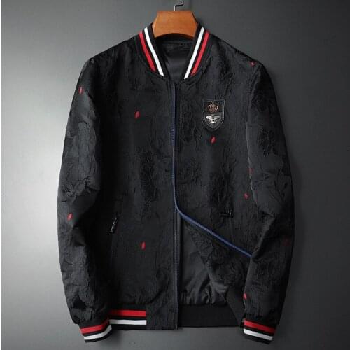 Rib luxury New Men Sleeve Embroidered Bee Crown Striped couple Baseball Coats & Jackets Abstract digital coat Motor #N96