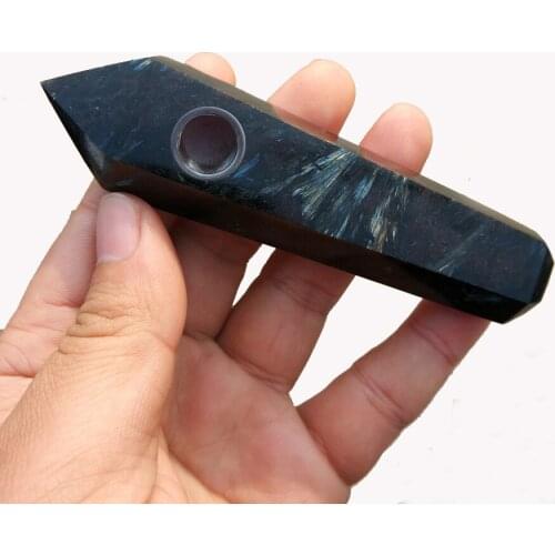 Fancy new design Natural Quartz fireworks stone crystal smoking pipe for a gift X03