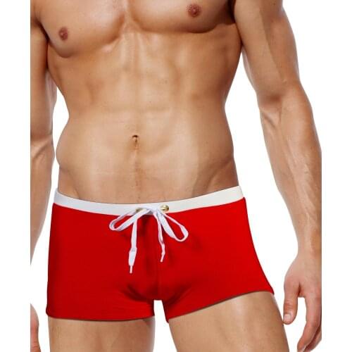 New Swimsuit mens swimming trunks Boxer Briefs Swimming Swim Shorts Trunks men swimwear Pants fashion summer sexy beach shorts