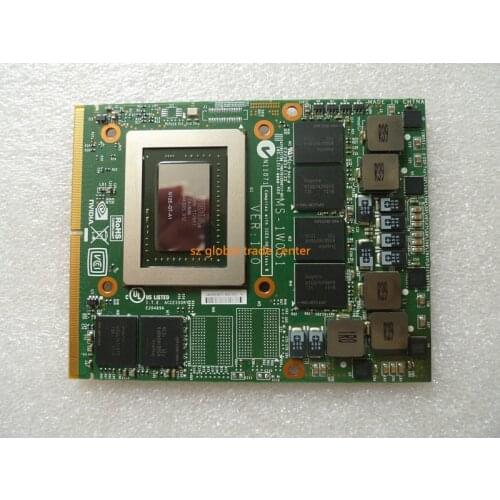 Original GTX 570M GTX570M FOR GT60 GT70 GT683 GT680 GX680 GT780 GX780 MS-1W051 GDDR5 MXM Graphic Card tested fully free shipping