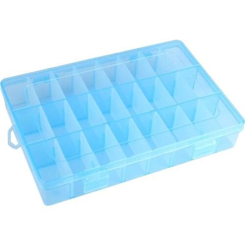 Transparent Plastic Embroidery Floss Storage Box Floss Bobbins Beads Storage Organizer DIY Cross Stitch Sewing Tools