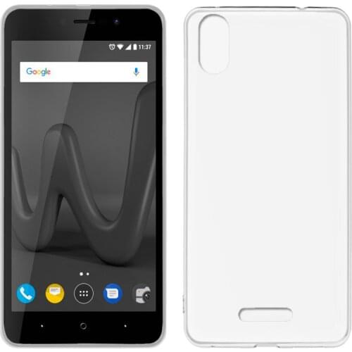 Silicone case Wiko Lenny 4 Plus (Transparent, soft, shockproof, dirt resistant)