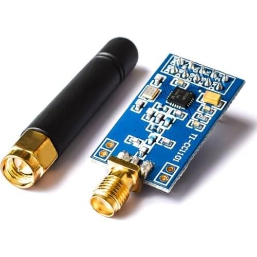 Ultra-stable CC1101 wireless module / industrial grade, with external antenna, with rich routines