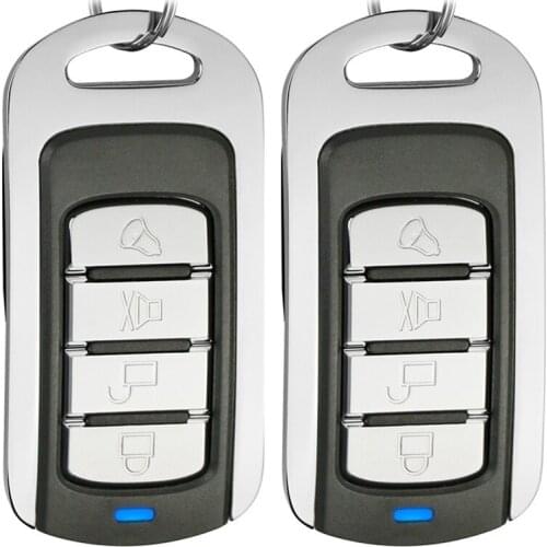 Universal 43hz Duplicator Electric Garage Door Four-Button Metal Copy Wireless Remote Control Key
