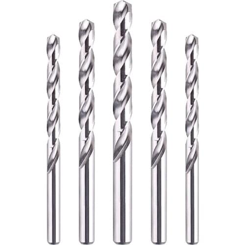 10PC Fully Ground Straight Shank Twist Drill Bit Stainless Steel Special Flashlight Drill Bit High Speed Steel Metal Alloy Drill