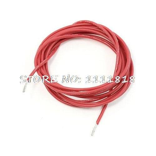 18AWG High Temperature Resistant Red Silicone Wire Cable Connector 200cm