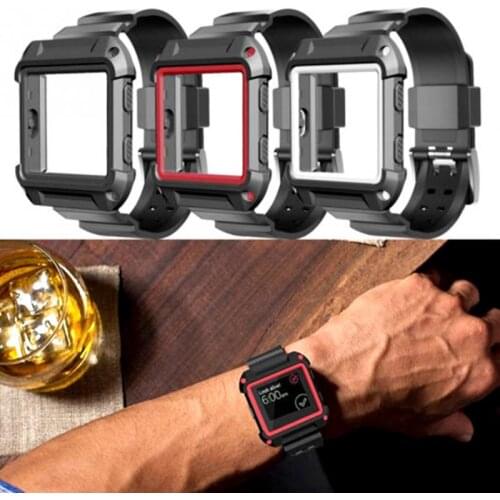 20pcs High Quality Watchband with Protective Case Silicone Wrist Strap Bands for Fitbit Blaze Watch Accessories