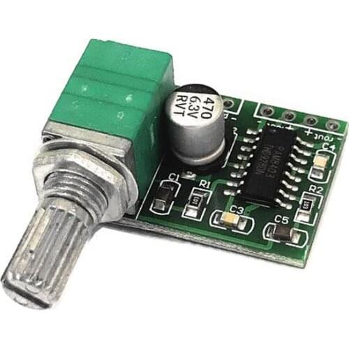 2020！PAM8403 5V Power Audio Amplifier Board 2 Channel 3W W Volume Control / USB Power