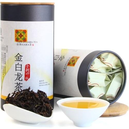 2021 Gaba Tea Taiwan Oolong High Mountain Tea Gifts Strips Shape Gabaron Oolong Chinese Tea 105g/Can
