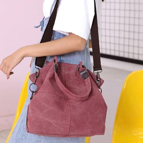 Large Capacity Handbags Bag Canvas Women Handbag Casual Large Capacity Female Totes High Quality