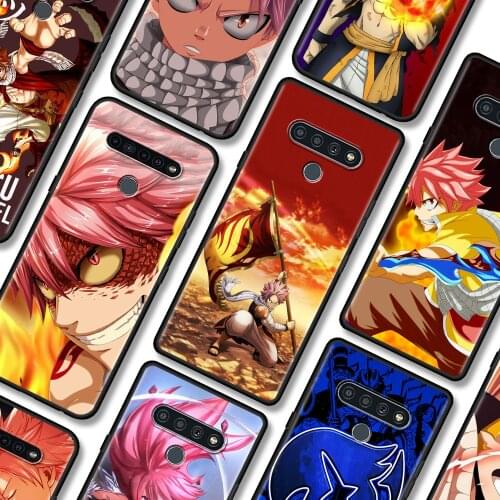 Phone case For samsung Galaxy S21 S20 Ultra FE S10 S9 Plus caso tpu Fundas coque soft Bumper Fairy Tail Natsu