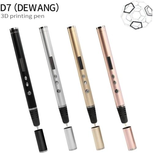 DEWANG Lightest 3D Pens 2018 Newest 3D Drawing Pen OLED Screen best student Birthday Gift ABS/PLA Filament Scribble 3d magic pen