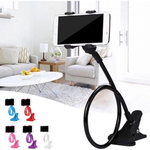 Mobile Lazy Bracket Two Clamp Flexible Phone Stand Holder for Cellphone Support Dropshipping