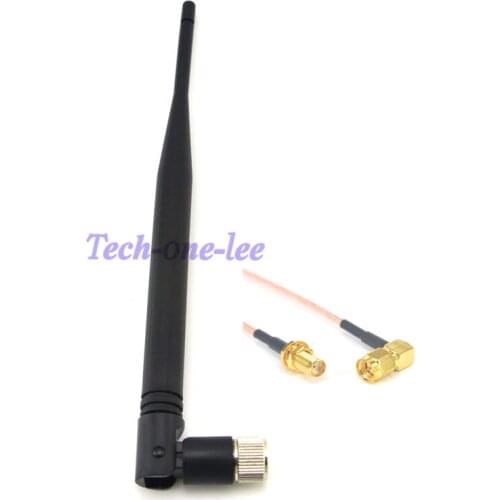 GSM 5 dbi 433Mhz Antenna SMA Male Connector Rubber Aerial Wireless+SMA Male Plug to SMA Female 15cm RG316 Pigtail Cable