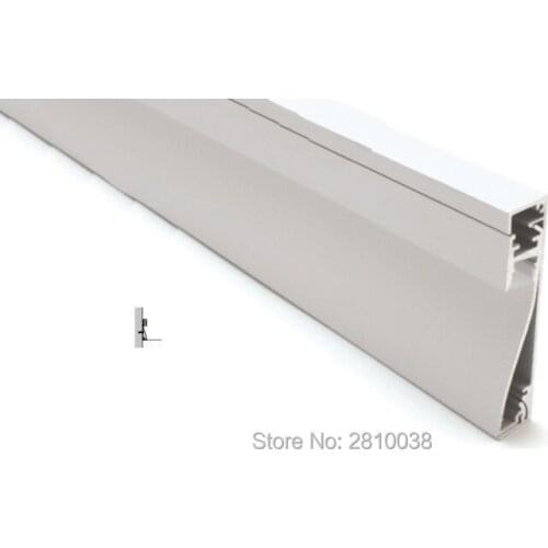 30 X 2M Sets/Lot Wall washer profile led aluminium Ladder shape led aluminum profile for wall down lighting