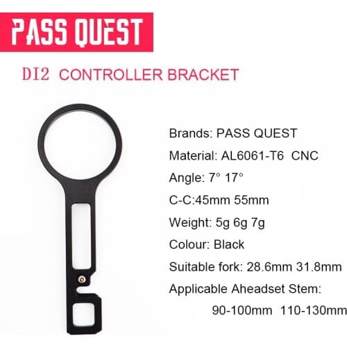 PASS QUEST Di2 Controller Beugel 28.6 /31.8mm Bike Holder Battery Mount For Giant OD2 Shimano Di2 Junction Bicycle Expand holder