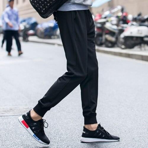 MRMT 2021 Mens Mens Trousers Spring and Autumn Casual Pants Harem Pants Slim Fit Feet Pants