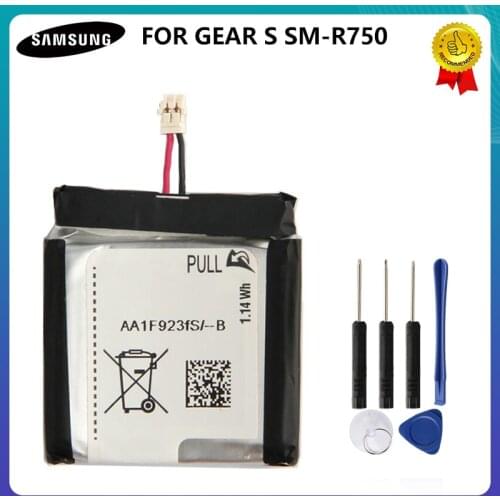 Original Battery R750 For Samsung Gear S SM-R750 R750 Authentic Samsung Replacement Battery 300mAh