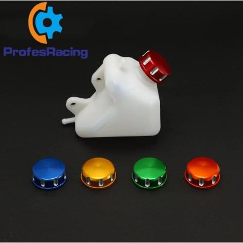 Motorcycle Plastic Water Coolant Reservoir Tank CNC Caps KLX 250 KLX250Coolant Reservoir Tank Radiator Overflow for Kawasaki
