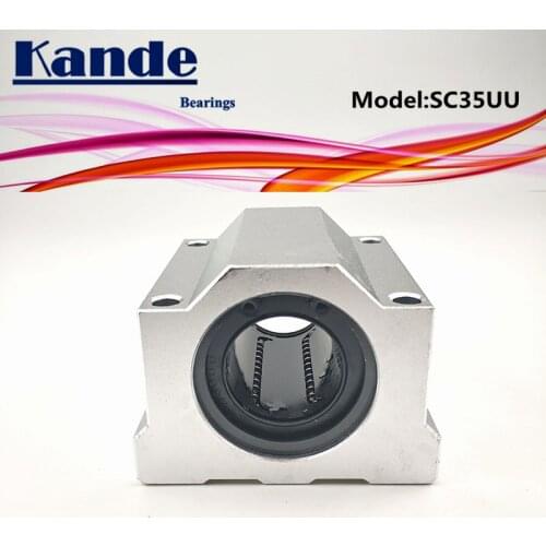 Kande Bearings 1pc SC35UU SC35 UU Linear motion Ball Bearing Slide block bushing for 35mm SC35 SC
