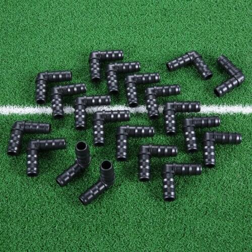 20Pcs Plastic Garden Irrigation Connectors 90 Degree Angle Elbow Bend Corner Pipe Fittings Garden Water Connectors