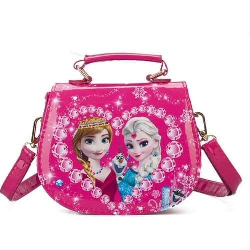 Disney Frozen handbags Cute Cartoon Children Elsa Anna Princess Children Messenger Bag Female Baby Shoulder Bag Coin Purse gift