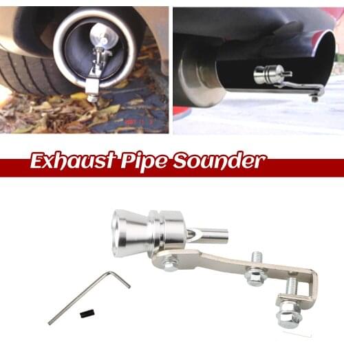 Universal Car Turbo Sound Whistle Muffler Exhaust Pipe Auto Blow-off Valve Exhaust whistle Simulator for All Cars Accessories