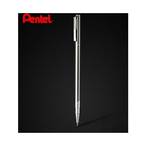 Japanese Pentel Metal Pen Neutral Pen BL625 Often Writes Business Fine Signature Pen 0.5mm with Gift Box