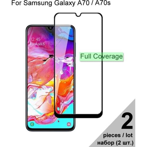 Protective Glass For Samsung Galaxy A70 A70s Full Coverage Tempered Glass For Samsung Galaxy A70 A70s