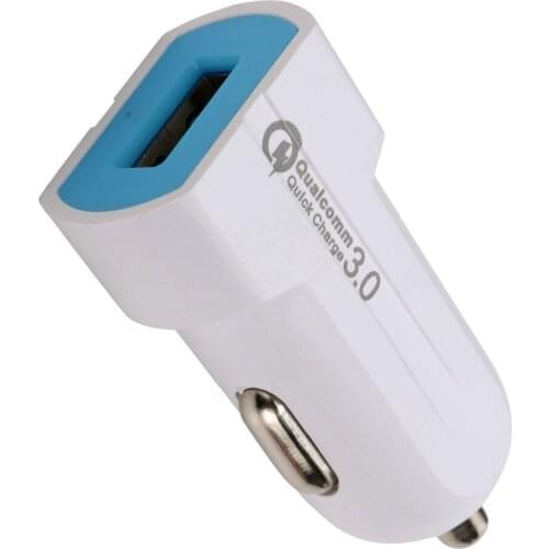 20 PCS 5V 2.4A MINI Car Charger Quick Charge 3.0 Single Usb Car Charger Adapter For iPhone XR XS XS max