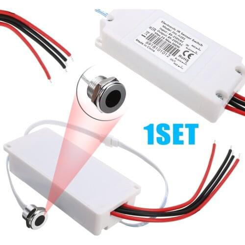 50/60Hz IR Sensor Switch Human Body Motion Sensor Light Control Detector PIR Switchs Home Electrical Equipment Supplies Mayitr