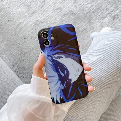 Jujutsu Kaisen Gojo Satoru Phone Case Cover for Iphone 12 Pro Max X XR XS MAX 6 7 8 Plus 11 Pro Max
