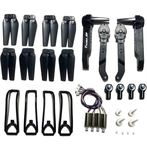 S89 Pro Rc Drone Motors Engines Accessories s89 Quadcopter Arm Propeller Blades Guard Gears Parts