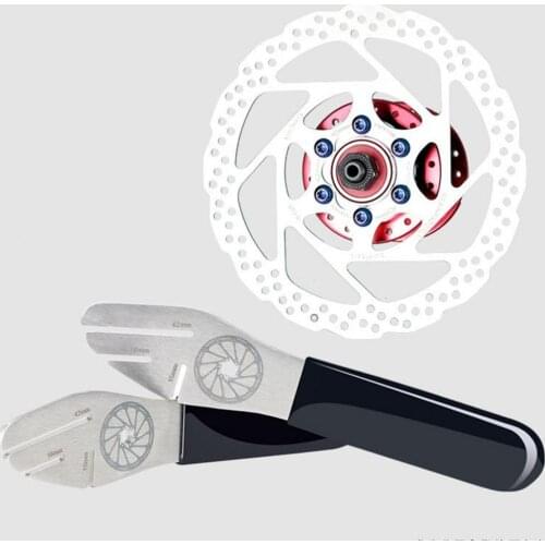 Disc Calibration Plate Straightening Wrench Disc Repair Tool Wrench Brake Rotor Alignment Truing Tool Adjustment Steel Wrench