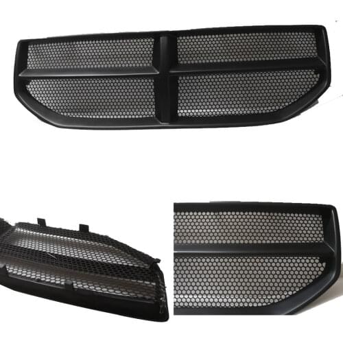 Matte black/Carbon Fiber Round Hole Auto Part Front Grille Grill fits for Dodge Caliber 2008-2011