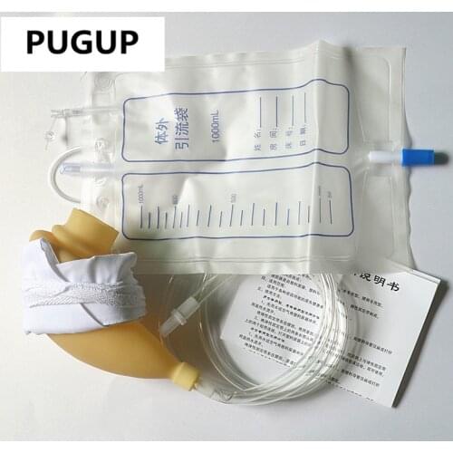 PUGUP free shipping male/female urine bag for men or wowen chamber pot hemiplegia urine collector with 1 bag