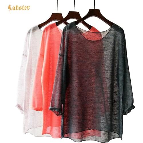 Трикотажные блузки SABSTER China At AliExpress