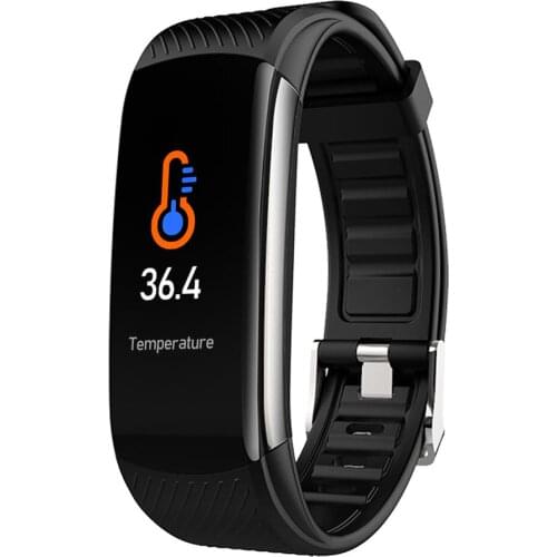 Smart Watch Temperature Measurement Wristband Blood Pressure Measurement Waterproof Fitness Tracker Bracelet Heart Rate Monitor