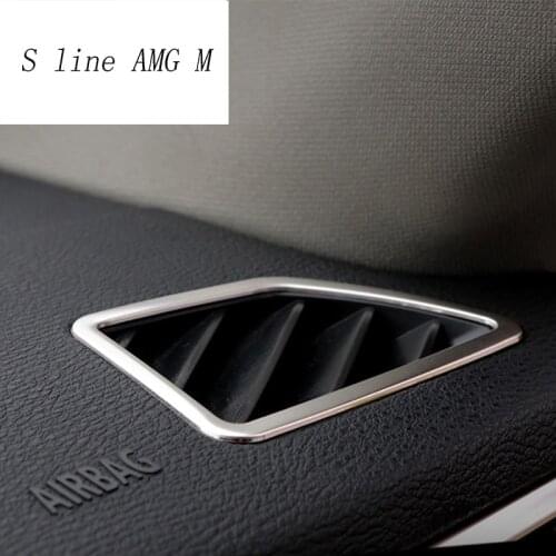 Car styling Auto AC Outlet Trim Air Outlet Frame Decoration Sticker Cover For BMW X5 E70 E71 X6 F15 F16 Interior Accessories